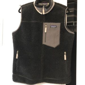 Patagonia XL Black Fleece Vest